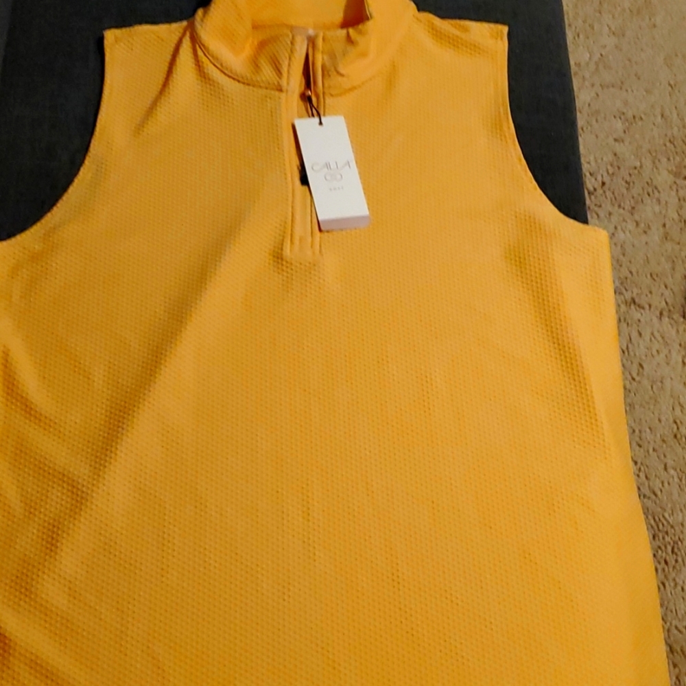 NWT sleeveless golf top